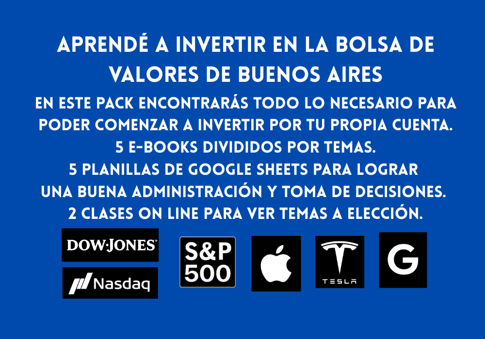 Pack Aprendé a Invertir desde 0